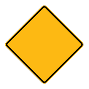 A sign with this shape means: