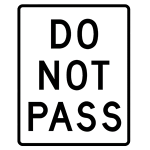 Esta es una señal de "no adelantar". Usted como conductor debe saber que: