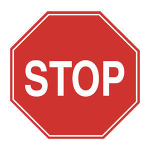 This sign means: