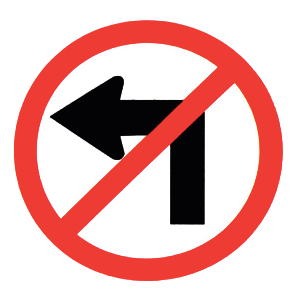 This sign means: