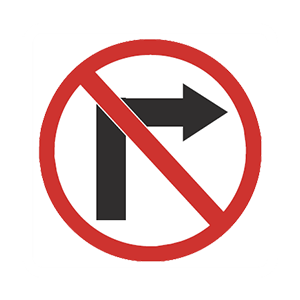 This sign means: