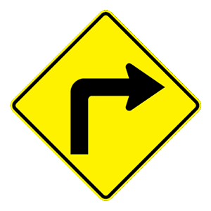 This yellow sign means: