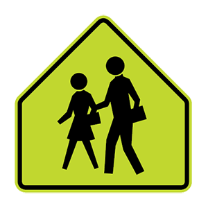 This yellow warning sign means: